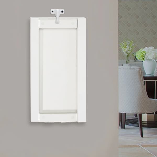Foldbart Bord, Pladsbesparende Design, Moderne Æstetik,HVID