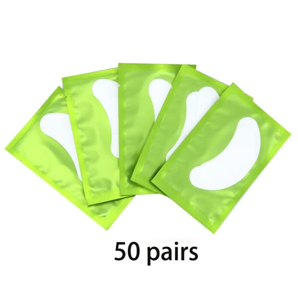 Ögonlappar, hypoallergent material, praktiska förpackningsstorlekar,50PCS Grön