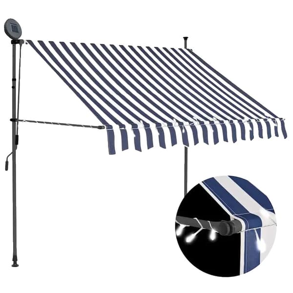 Markis, Utdragbar Design, Lätt Användning,Blå