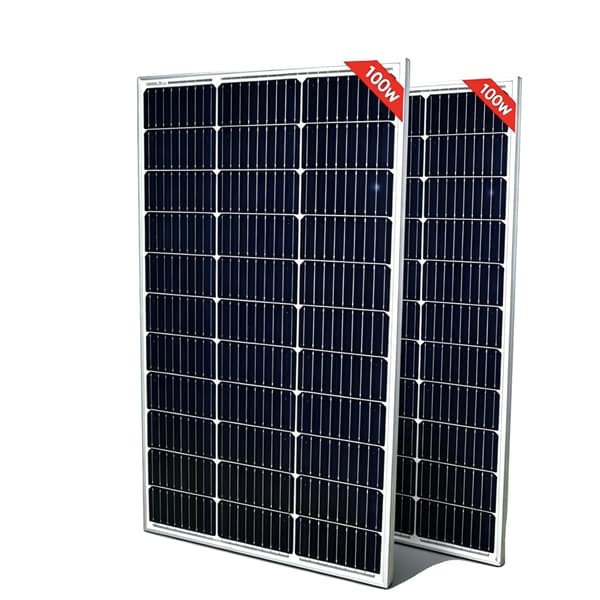 Solpanel, Hållbar Konstruktion, Hög Effektivitet,2st 100w panel