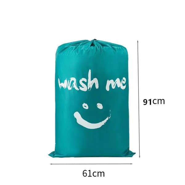 Nylon Tvättpåse, Stor Kapacitet, Hållbar Design,grön