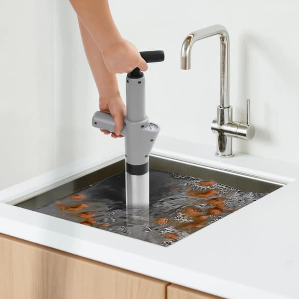 Toilet Plunger Sæt, Rustfrit Stål Konstruktion, Alsidig Afløbsblokering,MULTI