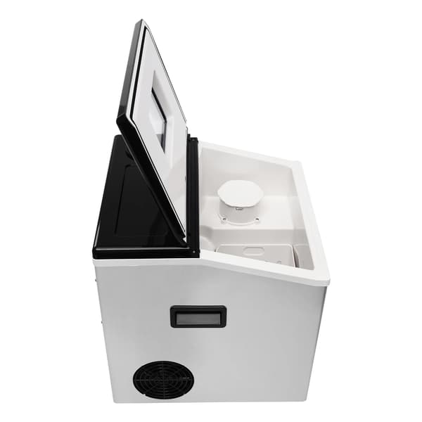 Ismaskin, 2-i-1 funktionalitet, LCD-skärm,GRÅ