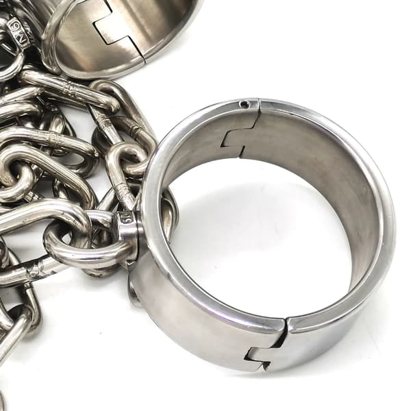 Bondage Enhed, Holdbar Rustfrit Stål, Justerbar Pasform,Mand Størrelse