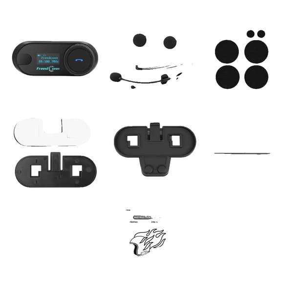 Hjälmheadset, Bluetooth-anslutning, Bullerdämpning,ScEttSet