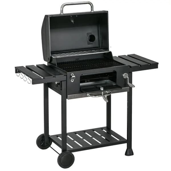 Kolgrill, Rökfunktion, Inbyggd Termometer,T0002-01-13868