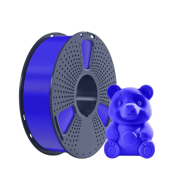 3D-printer filament, PLA-material, pæn spoledesign,Blå