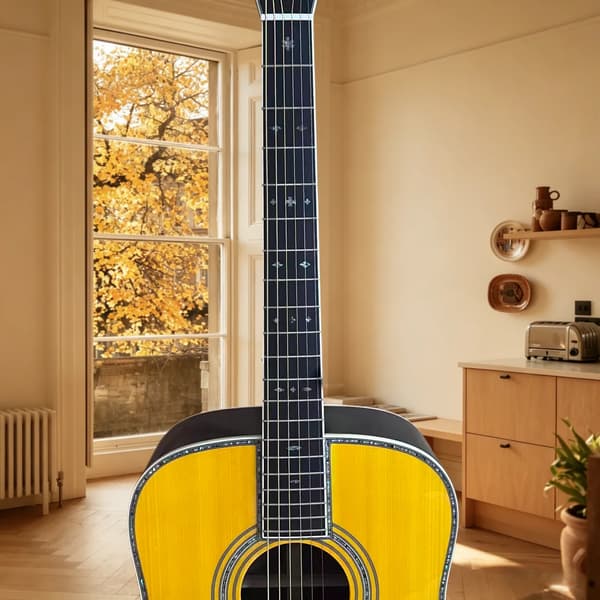 Gitarr, Klassisk Stil, Ebenholts Greppbräda,GUL