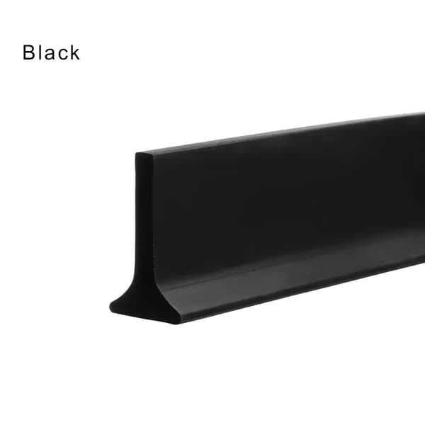 Vandstopper, Selvklæbende, Fleksibelt Design,250cm-b, sort-a