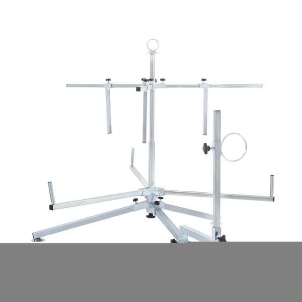 Rörspole Dispenser, 200 kg Last, Justerbar Höjd,Silvergrå