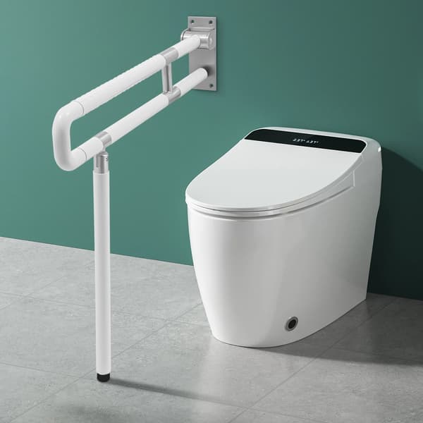 Grebsstang, Foldbart Design, Skridsikker Overflade,HVID