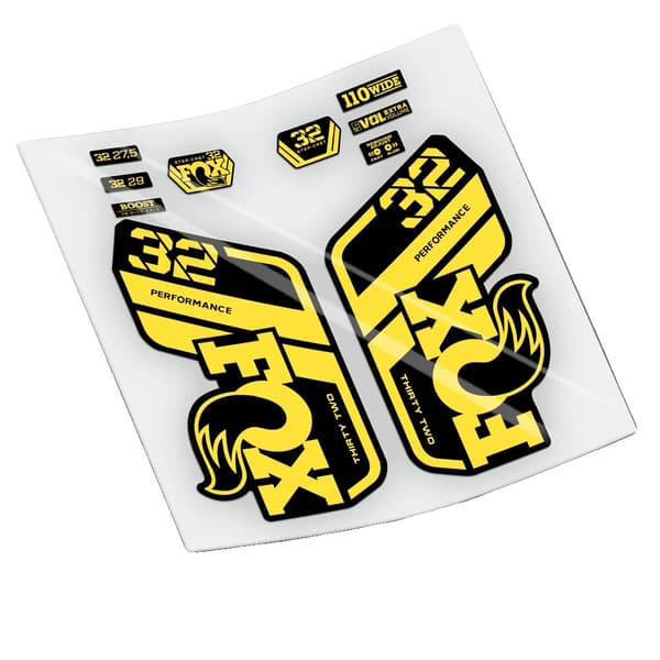 Klistermærker, Holdbart Vinyl, Tilpassede Designs,025 gul
