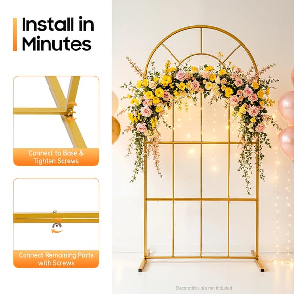 Bryllupsbue, Fritstående Design, Robust og Elegant,Guld, M