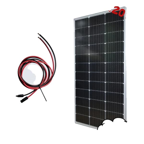 Solpanel, Hög Effektivitet, Vattentålig Design,1PCS   120W  Kabel