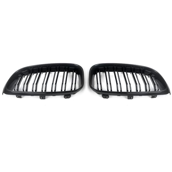 Frontbumpergrill, Holdbart ABS-plast, Nem installation,Dobbelt Slats