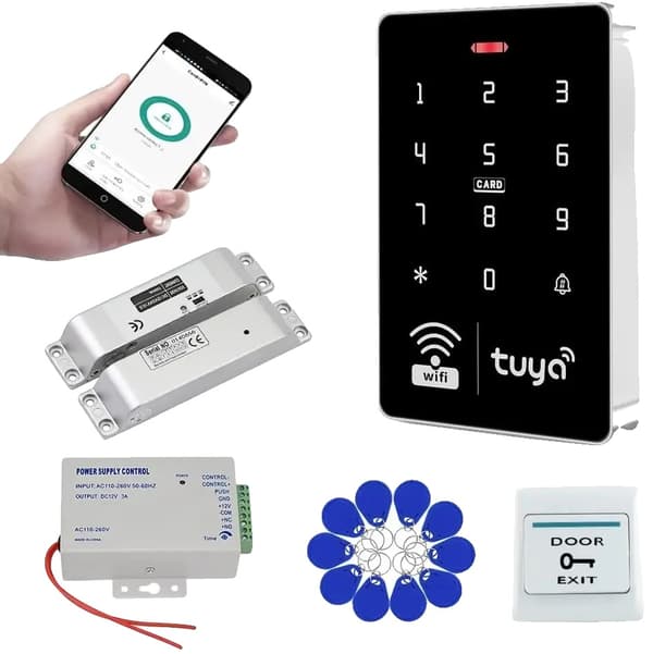 Adgangskontrolsystem, Vandtæt design, Mobilappstyring,Kit2 (Bolt Lås)