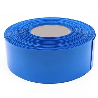 Varme Shrink Film, PVC Materiale, Bred Kompatibilitet,Blå