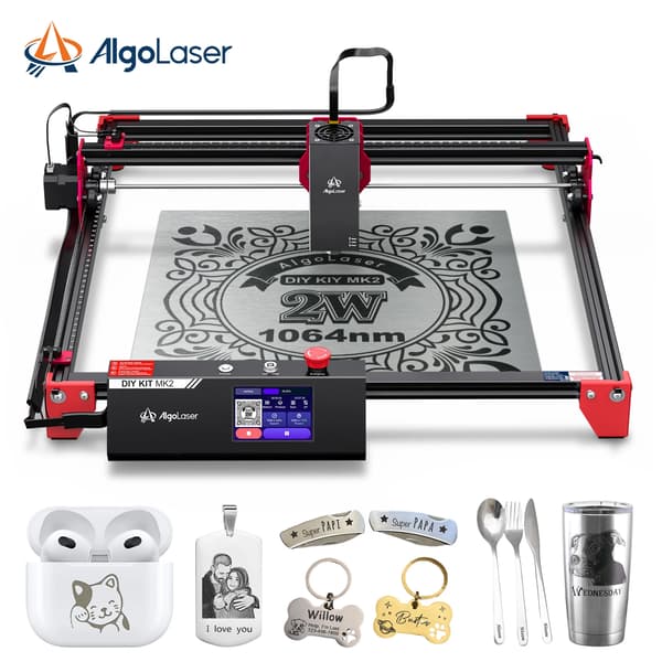 Lasergraver, 10W Effekt, Touchskærm Kontrol,10W Diode 2W IR