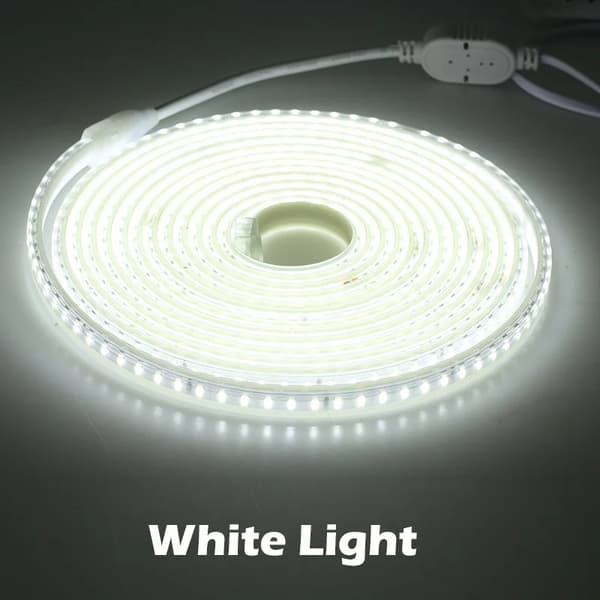 LED Strip Light, Vattentät, Flexibel Design,8M, Vitt Ljus-b