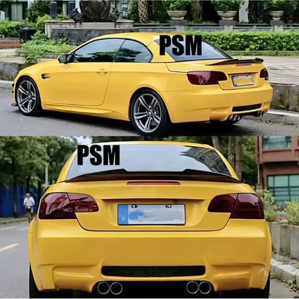 Spoiler Lip, Andebill Design, Nem Installation,Glans Sort