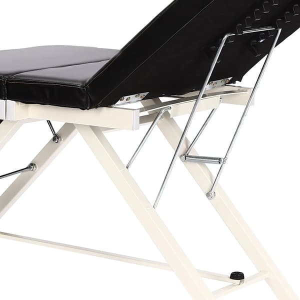 Massagebord, Bærbart Design, Komfortabel Polstring,sort