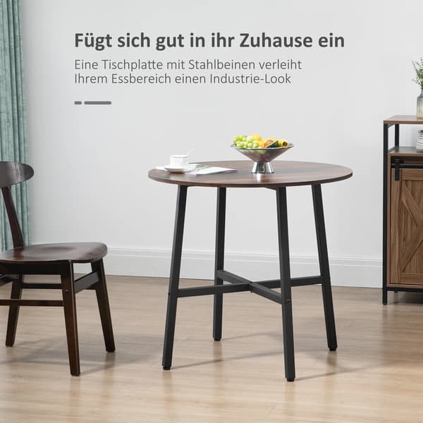 Spisebord, Stilfuldt Design, Plads til Fire,Rød