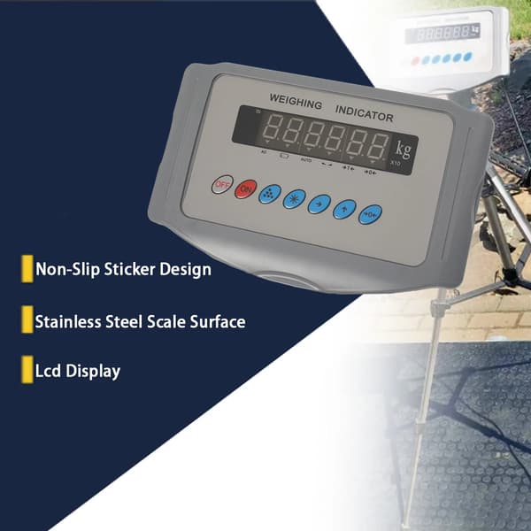Lastcellkit, 8 tons kapacitet, stöder plattformar upp till 3m x 6m, sensorkabelns längd 3m, driftstemperatur 0°C till 40°C