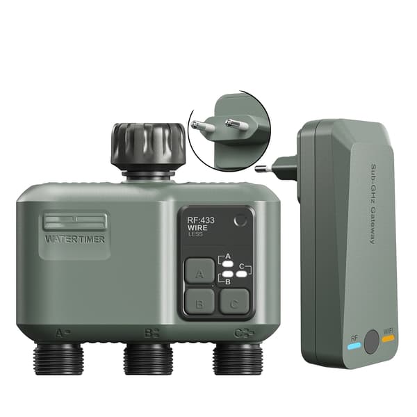 Vattentimer, 3-zonskontroll, app- och timerfunktion,638BS-003EU