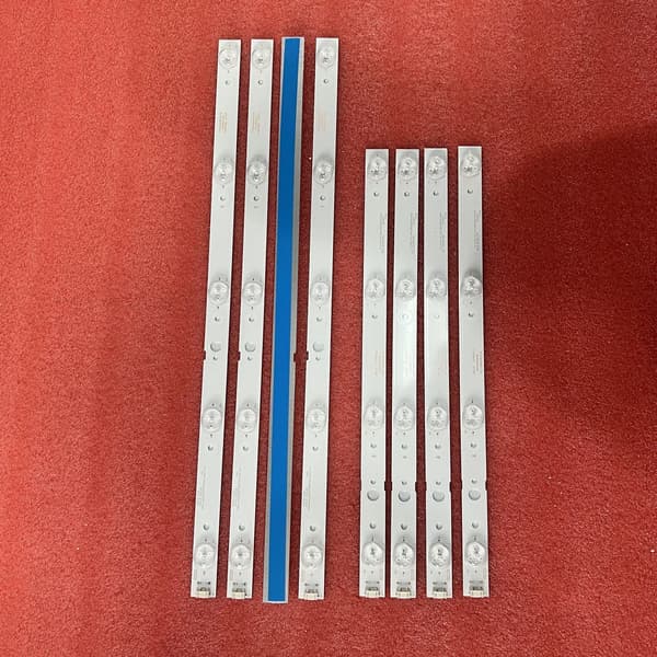 LED Strip Light, 8-pack, Mått 332mm & 430mm, Dimbar, CE Märkt