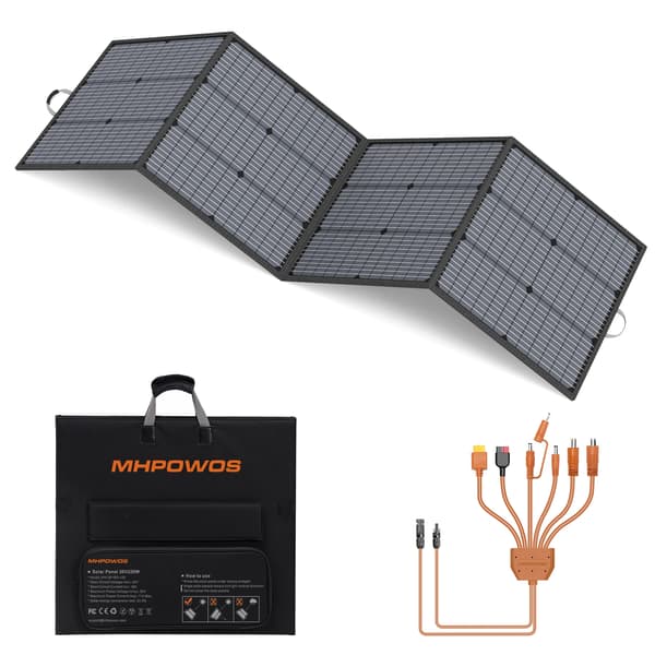 Solpanel, Bärbar, Hög Effektivitet,220W 20V Solpanel