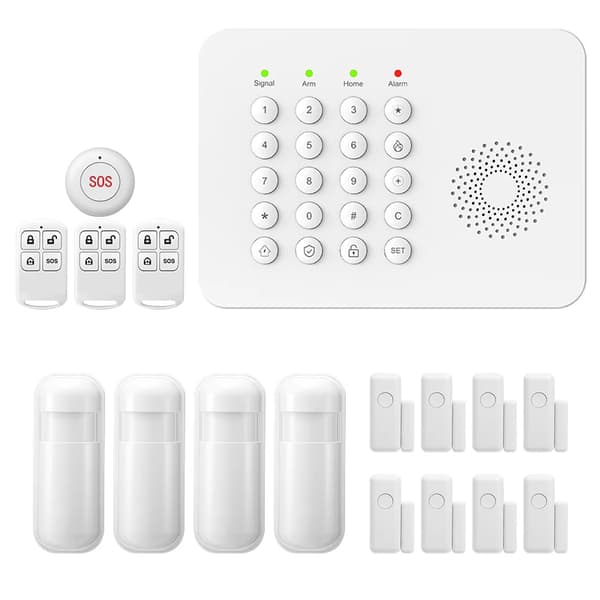 Tyverisikringssystem, Trådløs Forbindelse, Smart Home Kompatibilitet,A02 GSM Kit E
