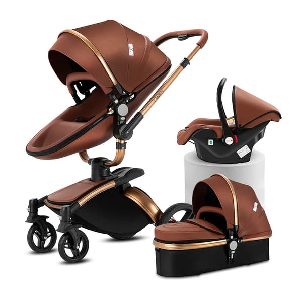 Babys transportsystem, 3-i-1 design, robust konstruktion,HR003-orange-T