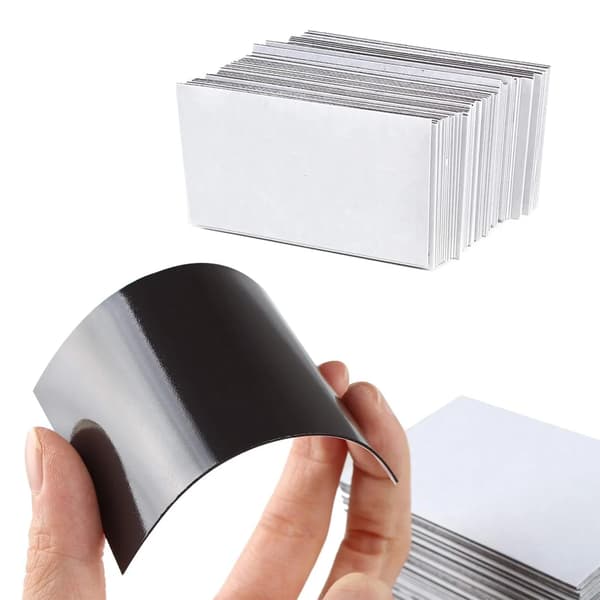 Magnetiska ark, självhäftande, hållbara och flexibla,40 Ark