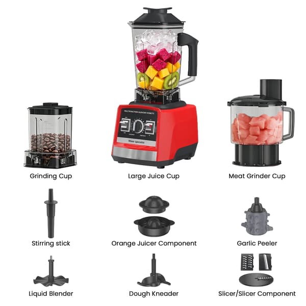 Mångsidig Mixer, 9500W Effekt, 3L Kapacitet,8 i 1 B