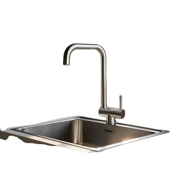 Foldbar Køkkenvask, Børstet Rustfrit Stål, Pladsbesparende Design, CE Godkendt, Fleksibel Forbindelse, Kompakte Dimensioner