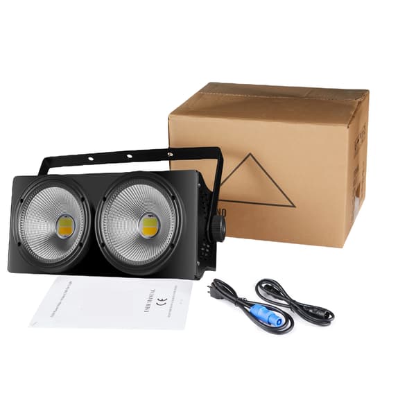 Scenljus, 200W Effekt, DMX Kontroll,EU-kontakt