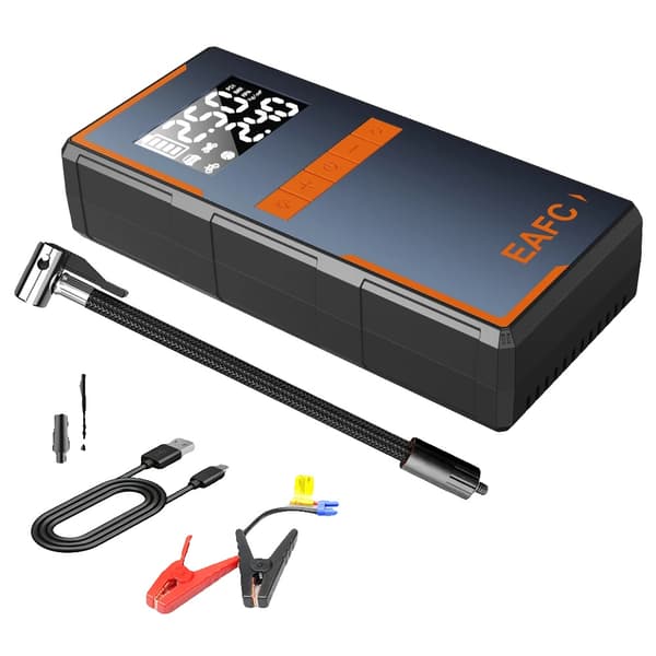 Bilstartare, Luftkompressor, Powerbank, Original klipp