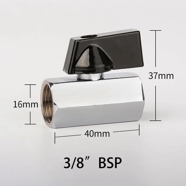 Mini Messing Kugleventil, Alsidig Brug, Kompakt Design,SN-03