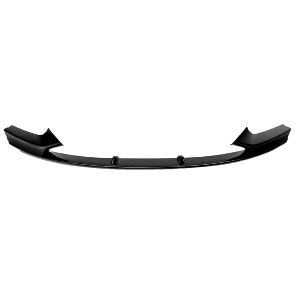 Front Bumper Splitter Lip, Holdbart ABS Materiale, Nem Installation,Glansende Sort