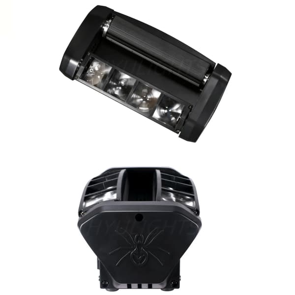 DJ Moving Head Light, 8x5W RGBW, Versatile Control Options, EU Plug