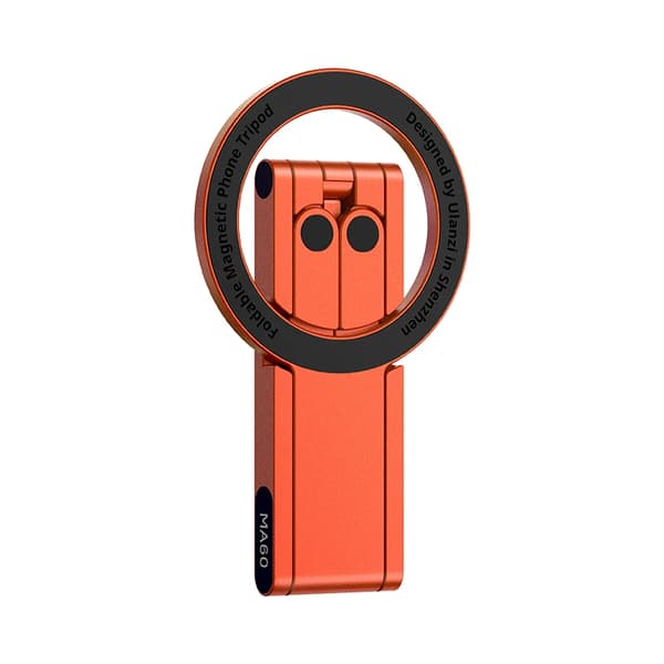 Telefonstativ, Bærbart Design, Magnetisk Holder,Appelsin