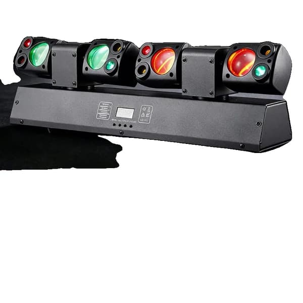 Diskolys, RGBW Dynamiske Effekter, DMX Kontrol,EU-stik