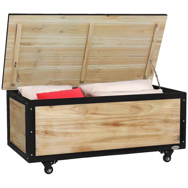 Förvaringslösning, Hållbara Material, Enkel Rörlighet, 100x50x43 cm, Beige