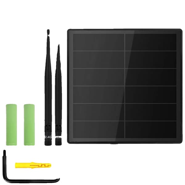 Solarnode, 5W panel, LoRaWAN kompatibel,868MHz og 2 batteri