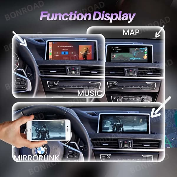Langaton CarPlay-moduuli, Android Auto, Bluetooth-yhteys,BMW i3 NBT:lle