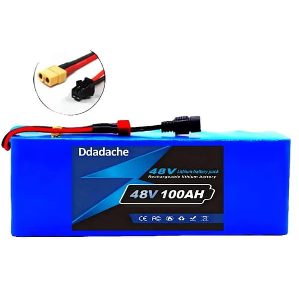 Batteripakke, 100Ah kapacitet, 13S3P konfiguration,XT60 SM