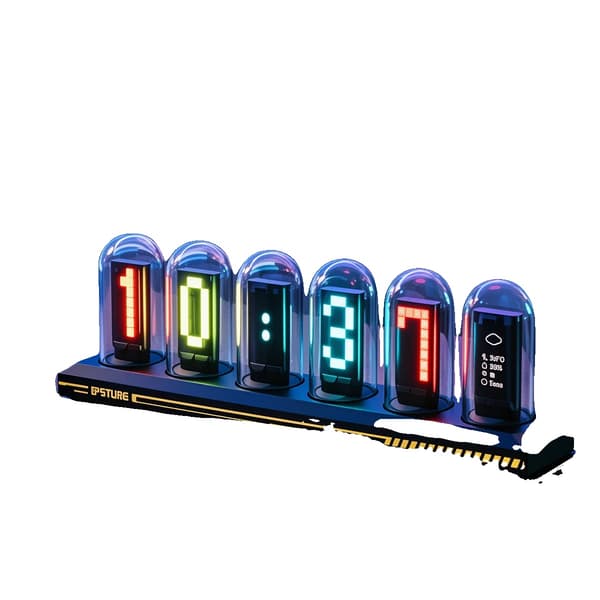 Ur, Smart Display, Tilpasselig Belysning,Basis uden lys