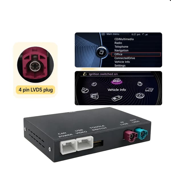 CarPlay Interface Decoder, Trådløs Forbindelse, Kompatibilitet med BMW NBT System,CIC Carplay