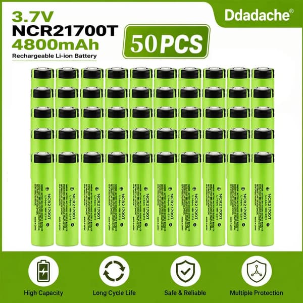 Lithiumbatteri, 4800mAh kapacitet, CE-certificeret,50PCS, 3.7 V-b
