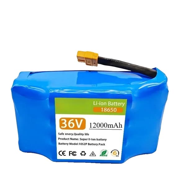 Batteri, 4400mAh kapacitet, 36V spänning, 36V 12000mAh